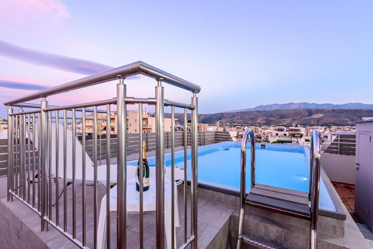 Luxury Villa In City Center With Rooftop Swimming Pool La Canea Exterior foto