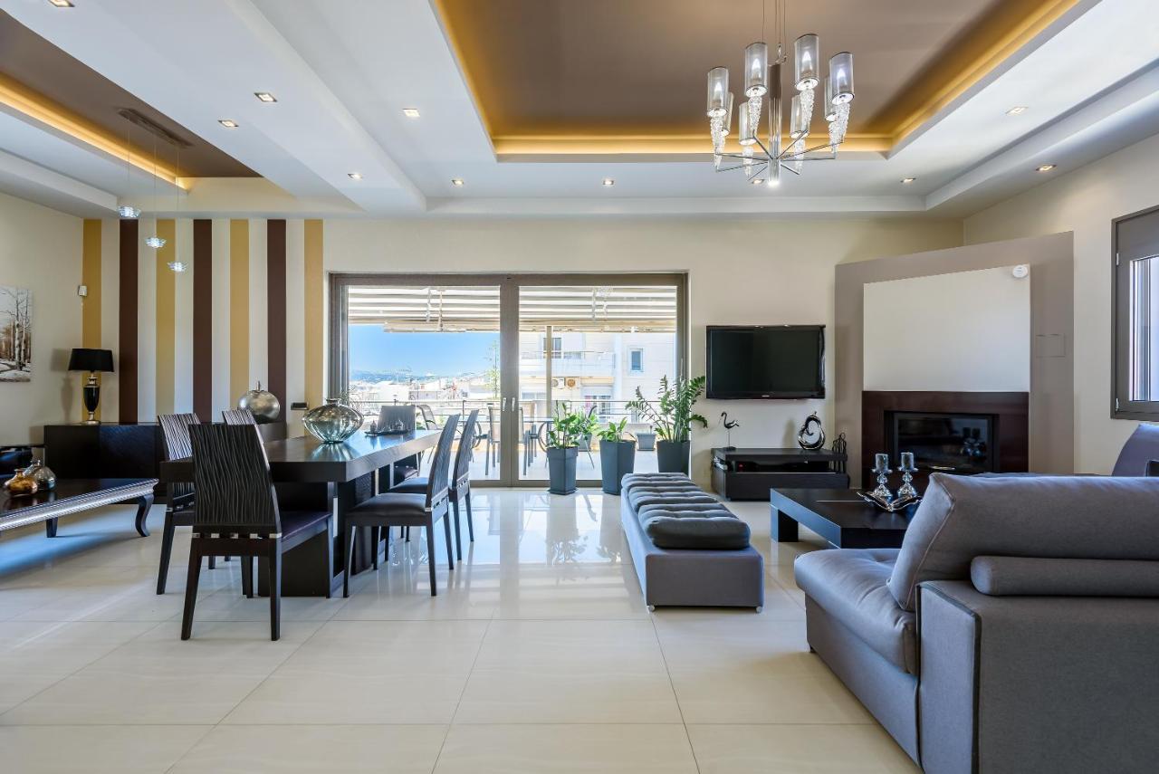 Luxury Villa In City Center With Rooftop Swimming Pool La Canea Exterior foto